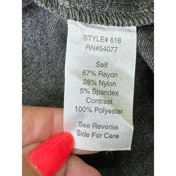 NWOT CAbi Sz 10 Jet Set Ponte Blazer Jersey Short Jacket Gray Single Button - Picture 4 of 13